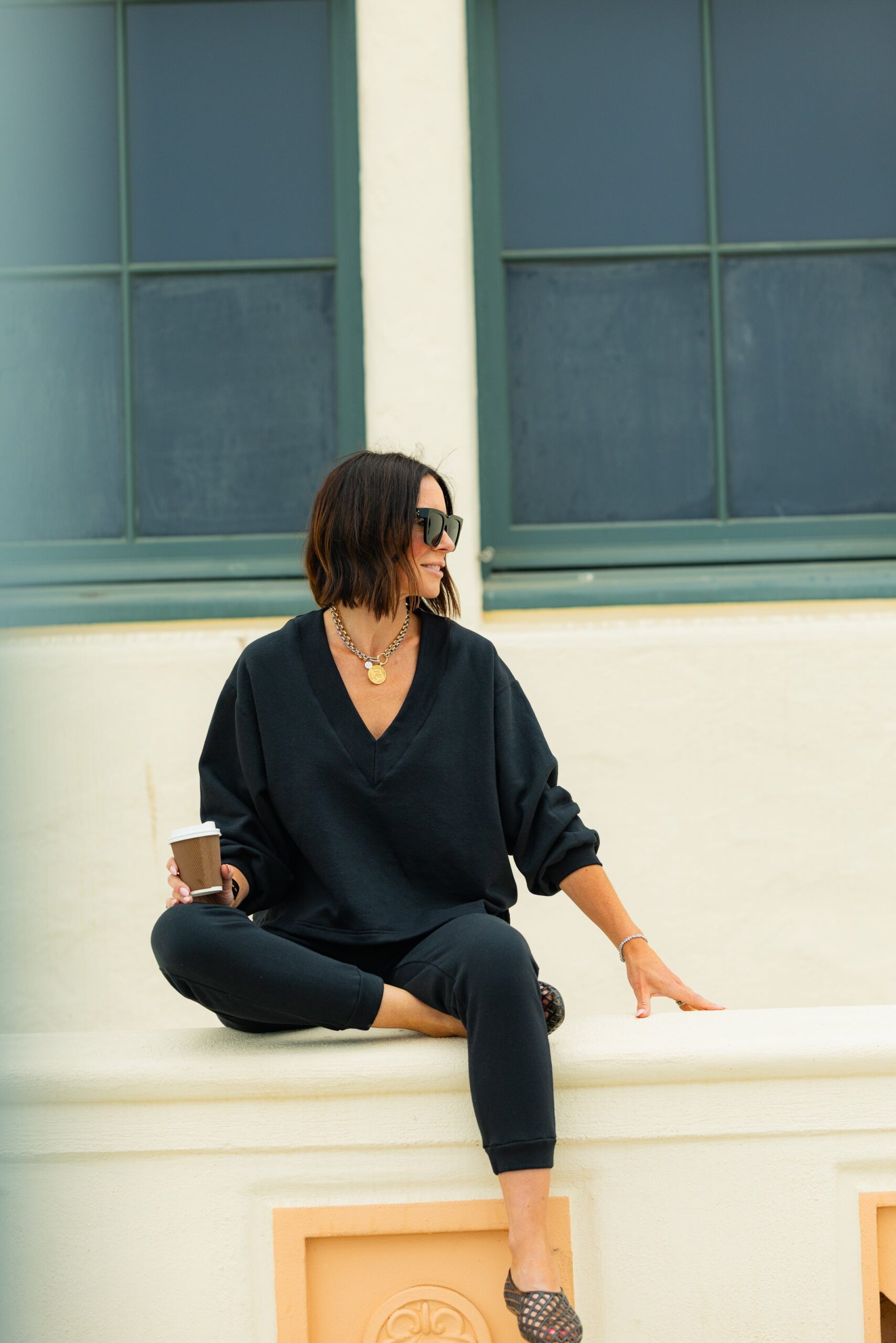 Tucker Sweatpants Black - Image 2