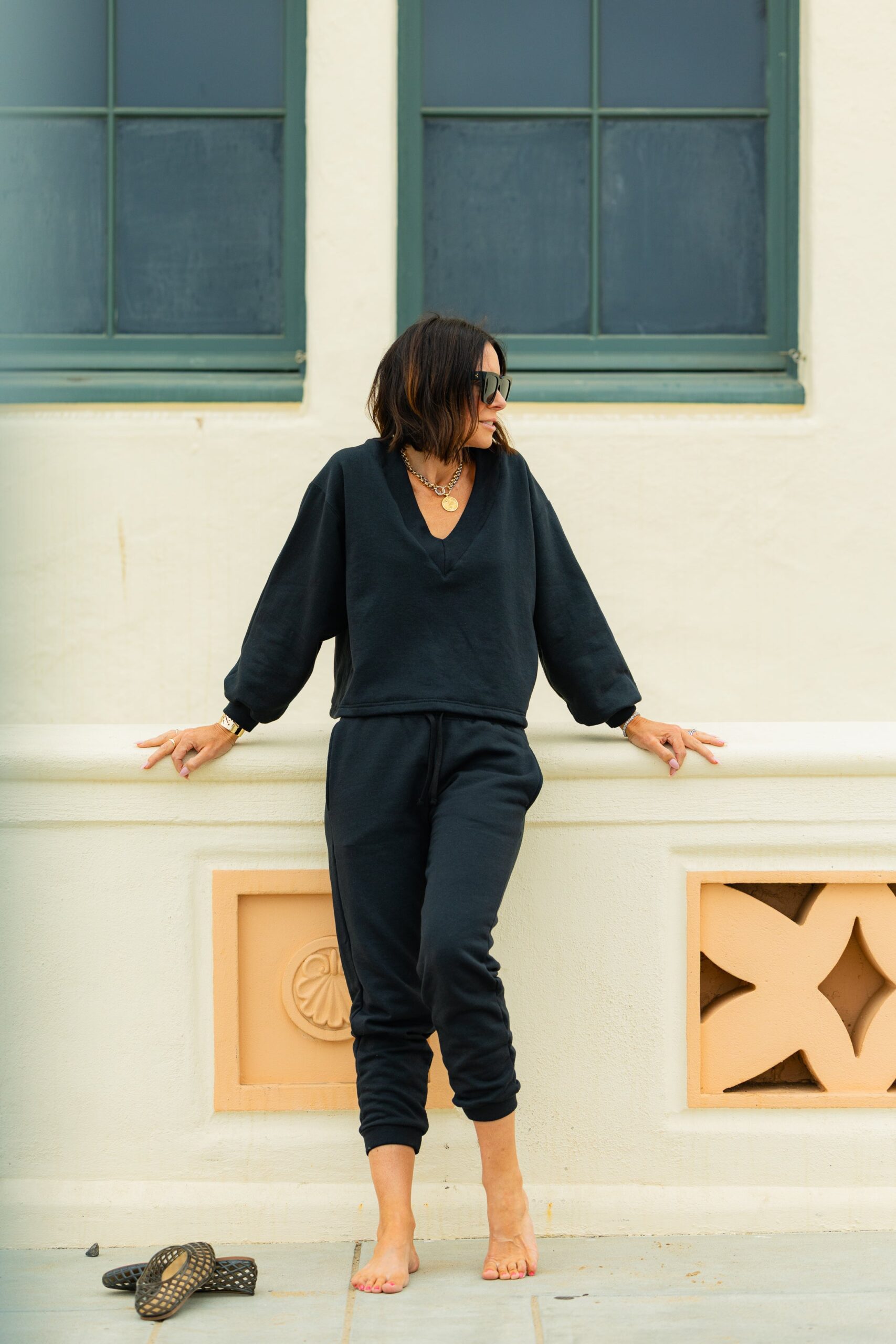 Tucker Sweatpants Black - Image 5
